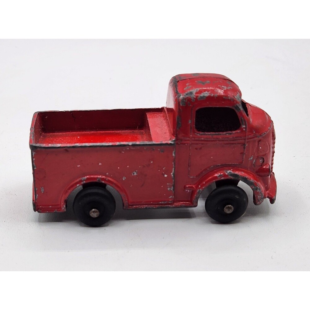 Vintage 1950s Barclay Diecast 3.5" Red Milk Delivery Truck